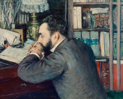 Henri Cordier by Gustave Caillebotte
